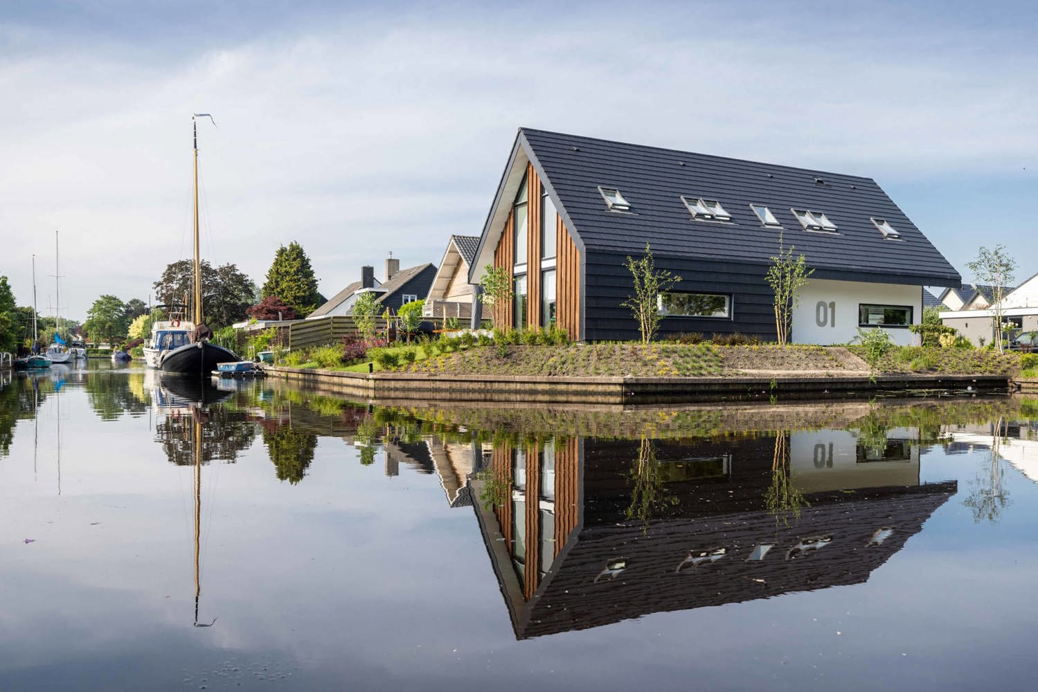 Energieneutrale, vrijstaande woning voor een particuliere opdrachtgever in Sneek