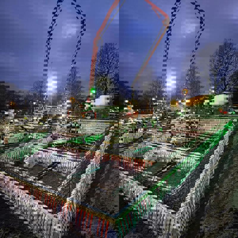 Storten circulair beton